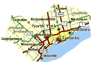 Carte de toronto